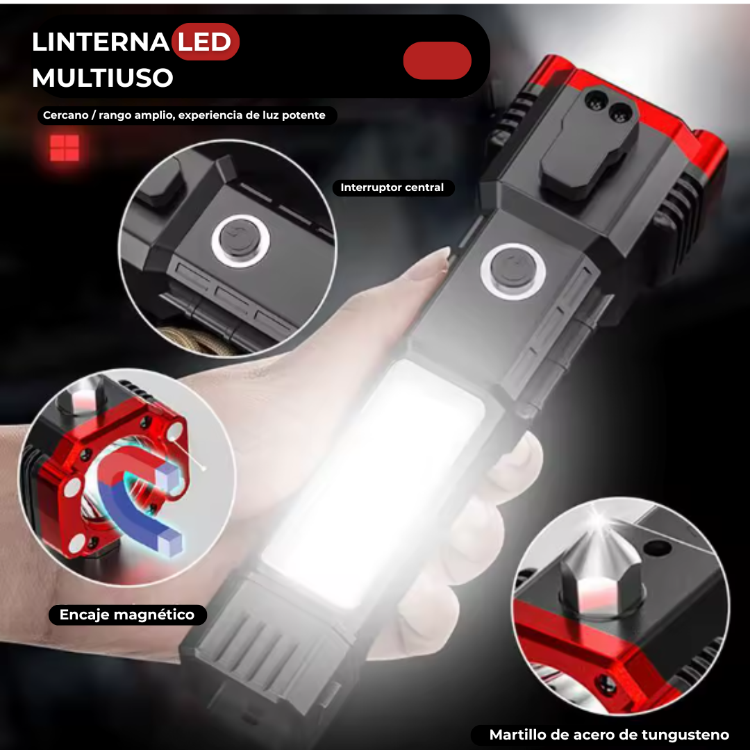 Linterna LED Multifuncional